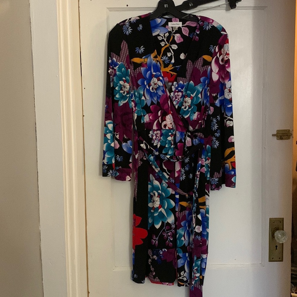 Floral dress.